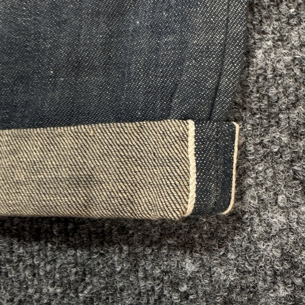 Wallace & Barnes Selvedge Jeans Mens 28x32 Indigo Raw‎ Japanese Denim Workwear